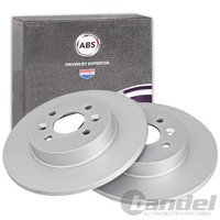 2X A.B.S. Bremsscheiben 280Mm Hinten Passend FüR Renault Kangoo