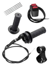 Throttle Assembly with Cable 7/8" Twist Throttle Handle Grip Kit