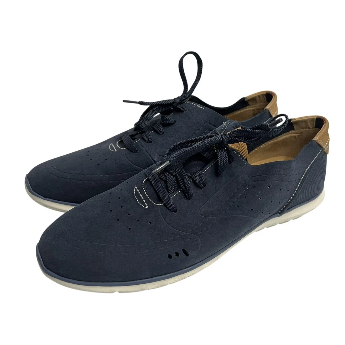 Men’s blue suede hush puppies 11.5 Lace Up Suede Hush Puppies – Greenspan main image 2