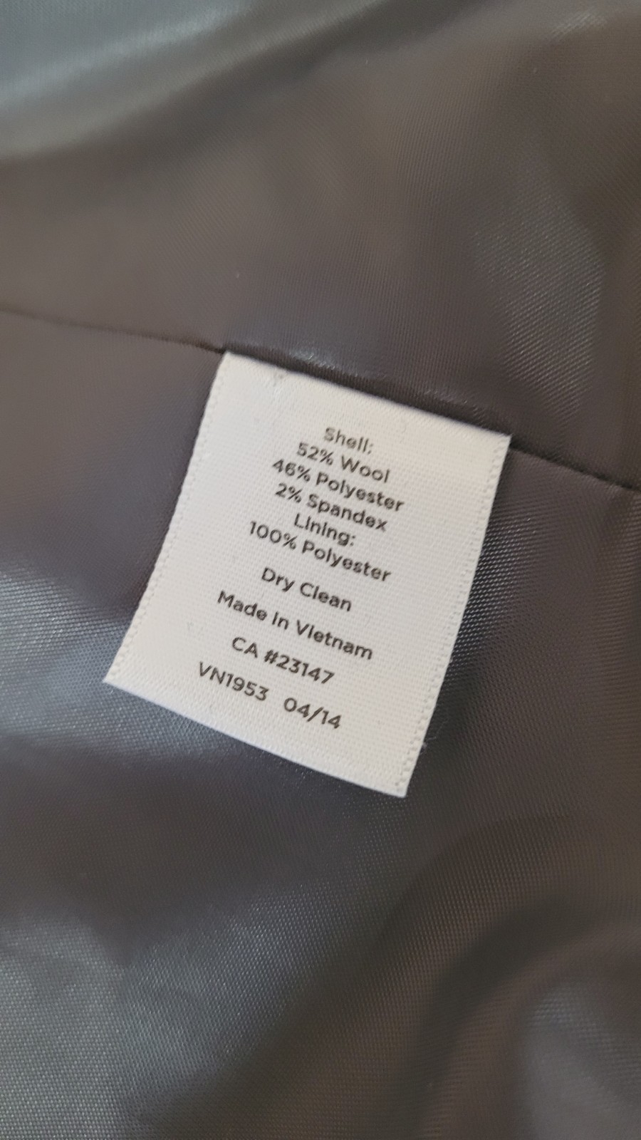 Talbots Linen Blazer Jacket Solid Gray One-Button… - image 9