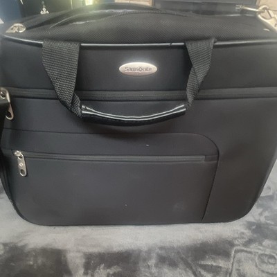 Samsonite Padded Black Nylon Laptop Briefcase Bag for 15 in Laptop