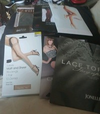 Joblot Of Six Good Quality Designer Tights, Stockings and Hold Ups