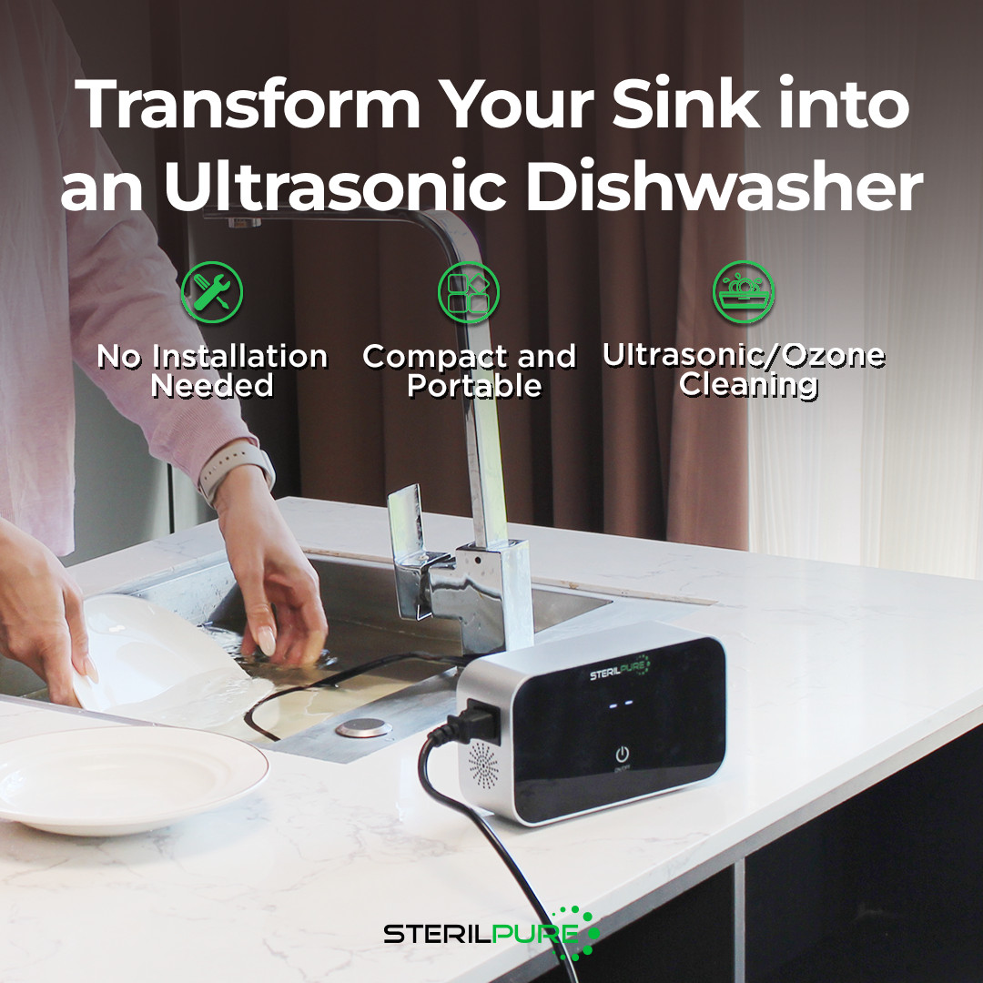 Multifunctional Ultrasonic Dishwasher Portable Cleaner for Home Kitchen Travel