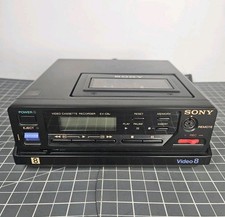 BROKEN Sony Video 8 EV-C8u 8mm Video Recorder Unit W/ Power Supply READ