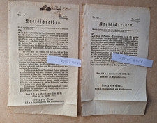 1820 Kreisschr. Postillion z rogiem pocztowym | kwatera wojskowa u poczmistrza