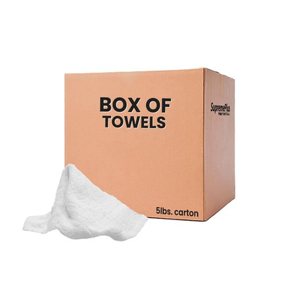 #ad New White Terry Cotton Wash Cloth for Cleaning 12x12 inch Face Towel 5 lbs. Box $30.99