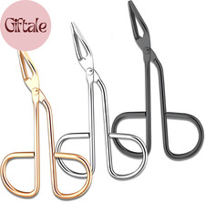 3-Piece Tweezers Set Scissor Handle Slant Tip Eyebrow Tweezers Eyebrow Plucker T
