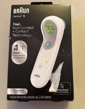 BRAUN Sensian 5 Forehead Non-Contant Thermometer BNT300 -OPEN BOX. NEW