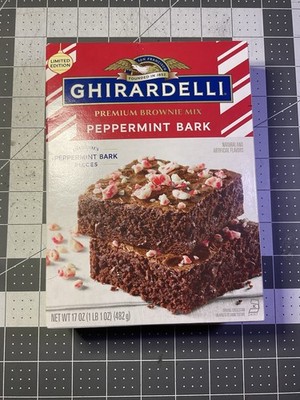 Ghirardelli Peppermint Bark Brownie Mix 17 oz Exp: 03/ 03/ 27