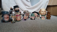 Vintage Royal Doulton Toby Jugs Ceramic Character Jug Collection VGC