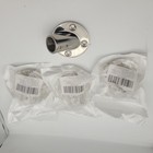 Heavy Dudy 316SS Marine Boat Hand Rail Fittings 45 Degree Round Base for 7/8I...