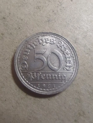 DR 50 Pfennig 1921 E #-296 - Bild 1 von 2
