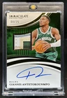 2024-25 Panini Immaculate Collection Giannis Antetokounmpo Patch Auto #/25 Bucks
