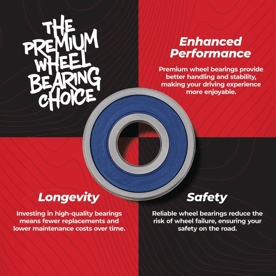 All Balls Wheel Bearing Kit (25-1776) For Yamaha XVZ13 Royal Star 96-13 - Image 4 of 4