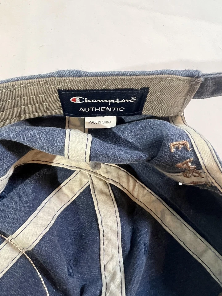 Gorra Eagles Gorra Correa Trasera Denim Azul Para Hombres NCAA Fútbol Universitario Estilo Vintage Foto 3 de 4