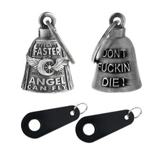 Motorcycle Guardian Angel Gremlin Bells for Riders - Good Luck Charm