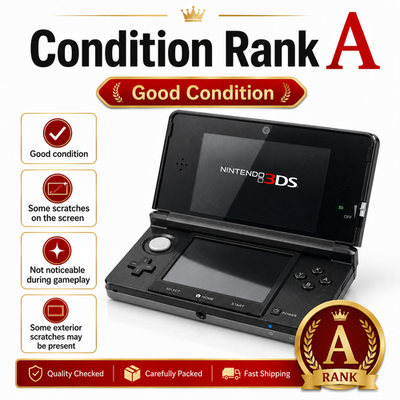 Nintendo 3DS Select Color Console region free / Charger SD card