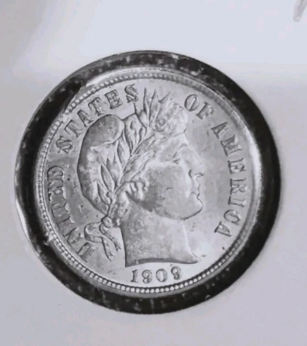 1909 Dime Barber/Liberty Head, Lustrous Uncirculated Never Cleaned ,Flawless