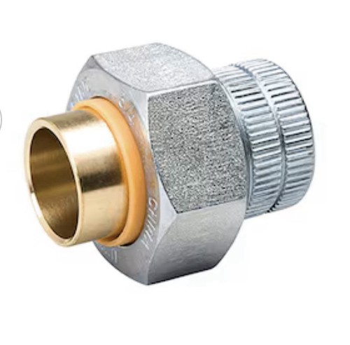 (1) Proflo PFXCCS55 1-1/4″ Fip x 1-1/4″ Fip Sweat Dielectric Union