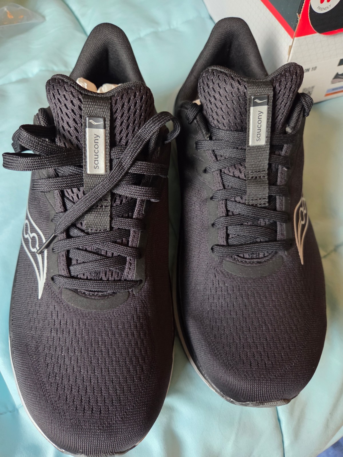 SAUCONY MEN'S ECHELON 10 Running Shoe Black/Silver NEW Size 10.5 XW EXTRA WIDE thumbnail 5