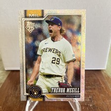 2026 TOPPS SERIES 1 HOLO FOIL TREVOR MEGILL BREWERS #141