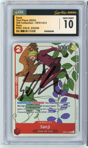 Sanji (Gift Collection 2023) graded CGC 10 for sale on eBay