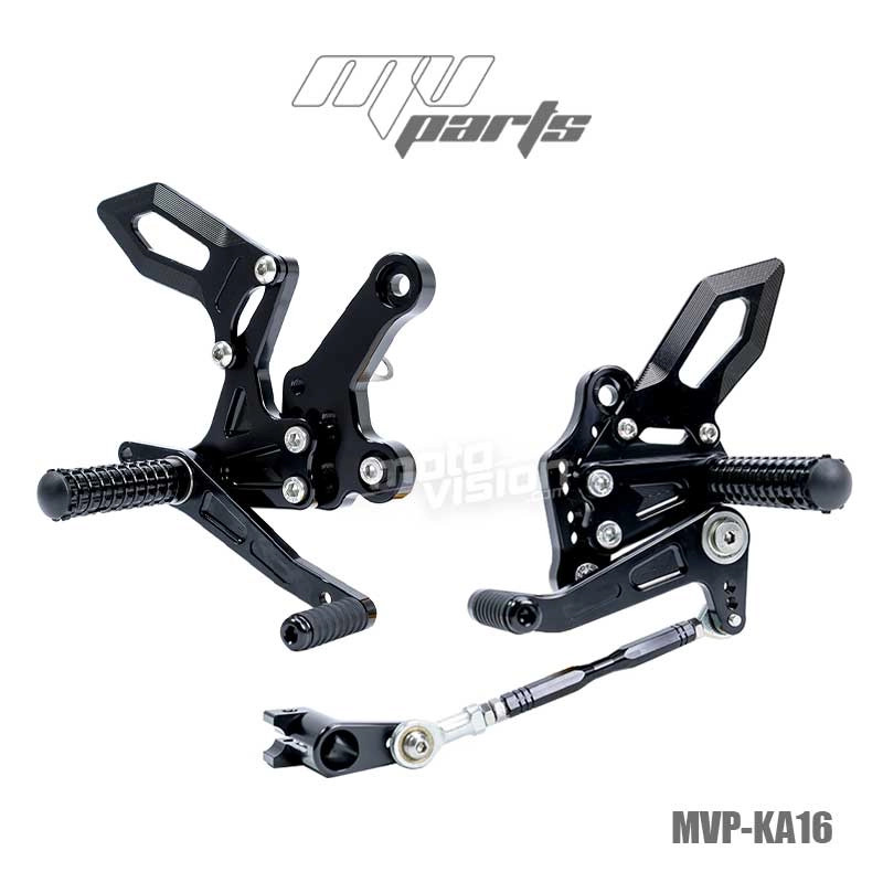 Commandes reculées Moto-Tron Racing Kawasaki Ninja 400 repose-pied réglable
