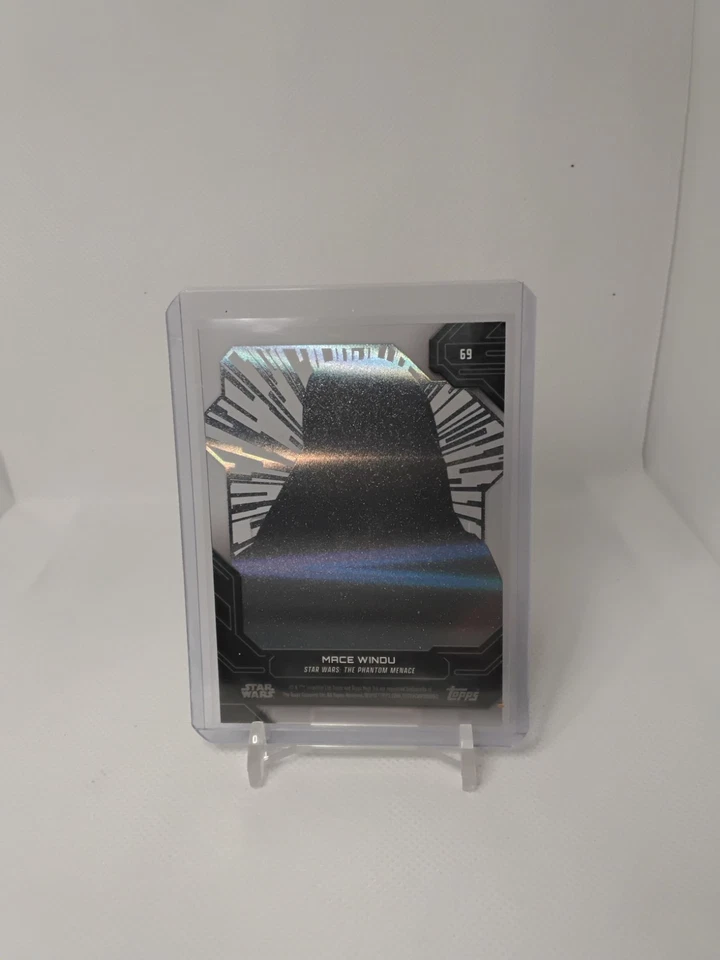 2024 Topps Star Wars High Tek Hyperspace Pattern Mace Windu #69  - Image 2 of 2