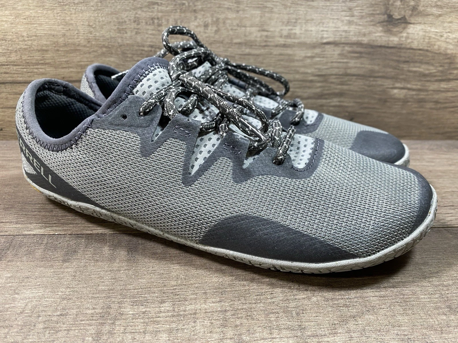 Merrell Vapor Glove 5 Barefoot Minimalist Running Shoes Gray Womens Size 9.5