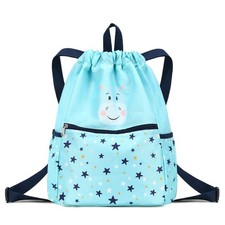 Drawstring Backpack Gym Backpack Sports Bag for Swim Women Men Workout Bag Dr...