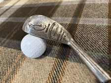 Antique Hickory Golf - Wright & Watson One Shot BV Putter - Brown Vardon - Rare!