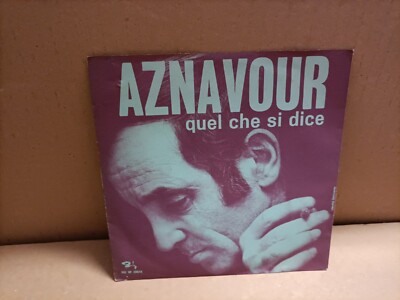 45 Runden - Vinyl - Aznavour - Was man sagt