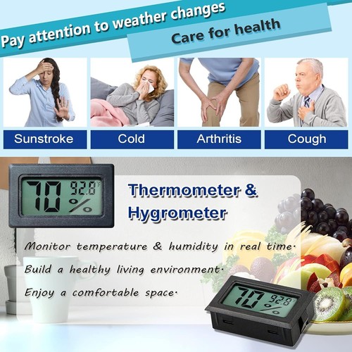 1-50 Pcs Mini Digital Indoor Thermometer Hygrometer Temperature Humidity Meter - Picture 4 of 9