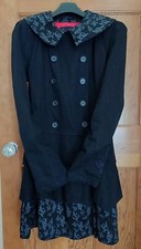 Gothic Edward Scissorhands Layered Coat Style Is Mermaid Size Large