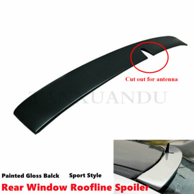 For MERCEDES E Class 03-09 W211 Rear Roof Spoiler Window Roofline Wing Painted