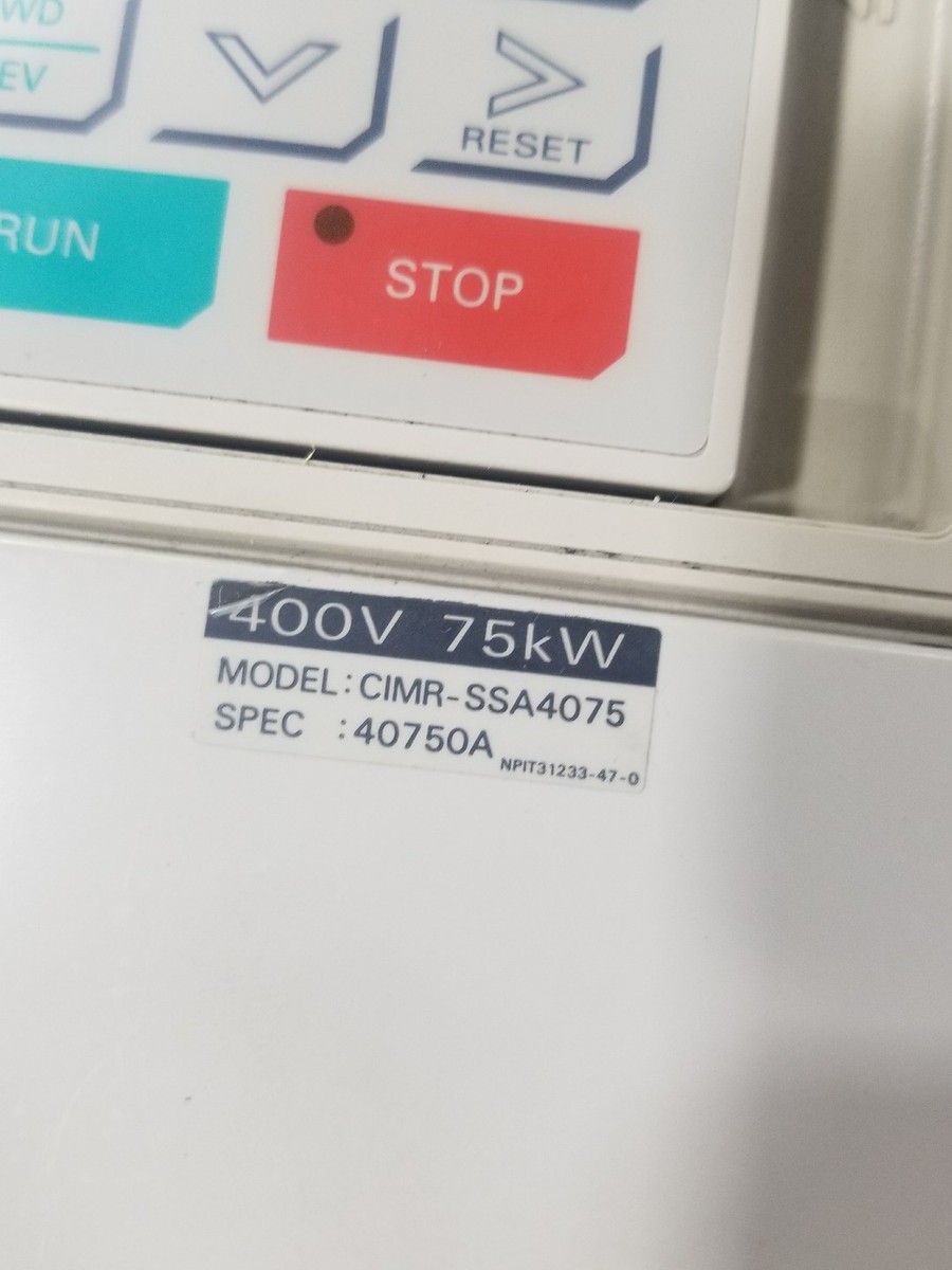 Yaskawa Varispeed 686SS5 CIMR-SSA4075 4075A 3 Phase Drive Yaskawa Varispeed 686SS5 CIMR-SSA4075 4075A 3 Phase Drive