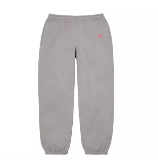 Supreme Small Box Sweatpant SS22 Grey Size 2XL Rare