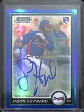 2010 Bowman Chrome Blue Refractor Rookie Autograph #200 Jason Heyward 228 of 250