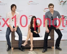 THE VAMPIRE DIARIES #223,IAN SOMERHALDER,nina dobrev,PAUL WESLEY,8X10 photo