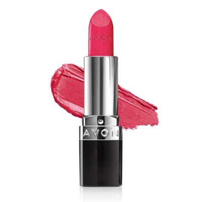 AVON ULTRA COLOR  BOLD LIPSTICK RUBY SHOCK  (4 LIPSTICKS )NEW SEALED