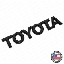 For Toyota Gloss Black Letter Trunk Lid Liftgate Tailgate Emblem Badge Logo