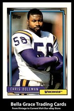 1992 Topps Chris Doleman #585 Minnesota Vikings NFL Football