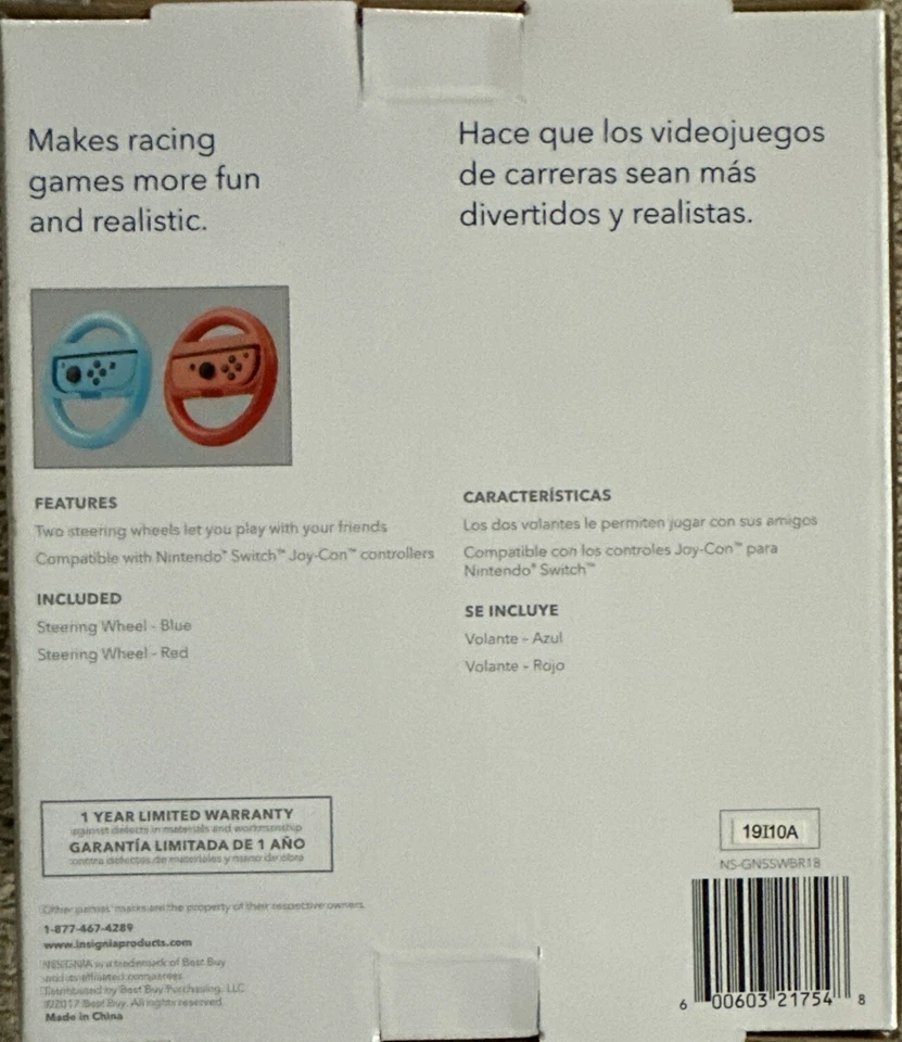 Nintendo Switch Wheel - 2-pack - FREE SHIPPING - Image 2 of 2