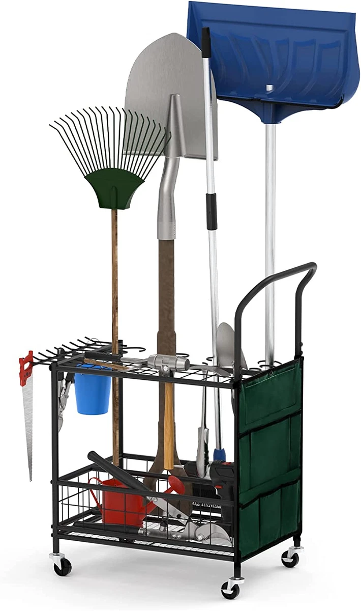 Garden tool organizer on wheels deals