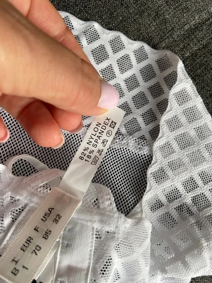 Ladies sexy white mesh transparent thongs knickers lingerie underwear panties 10