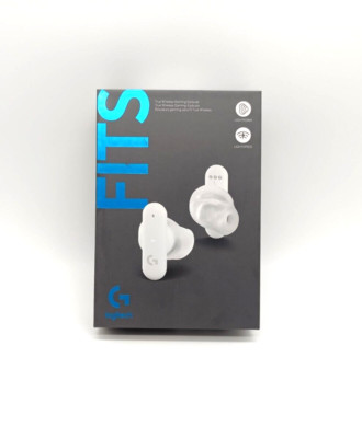 Logitech G FITS True Wireless Gaming Earbuds Kopfhörer Kabellos E-Sport - Weiß
