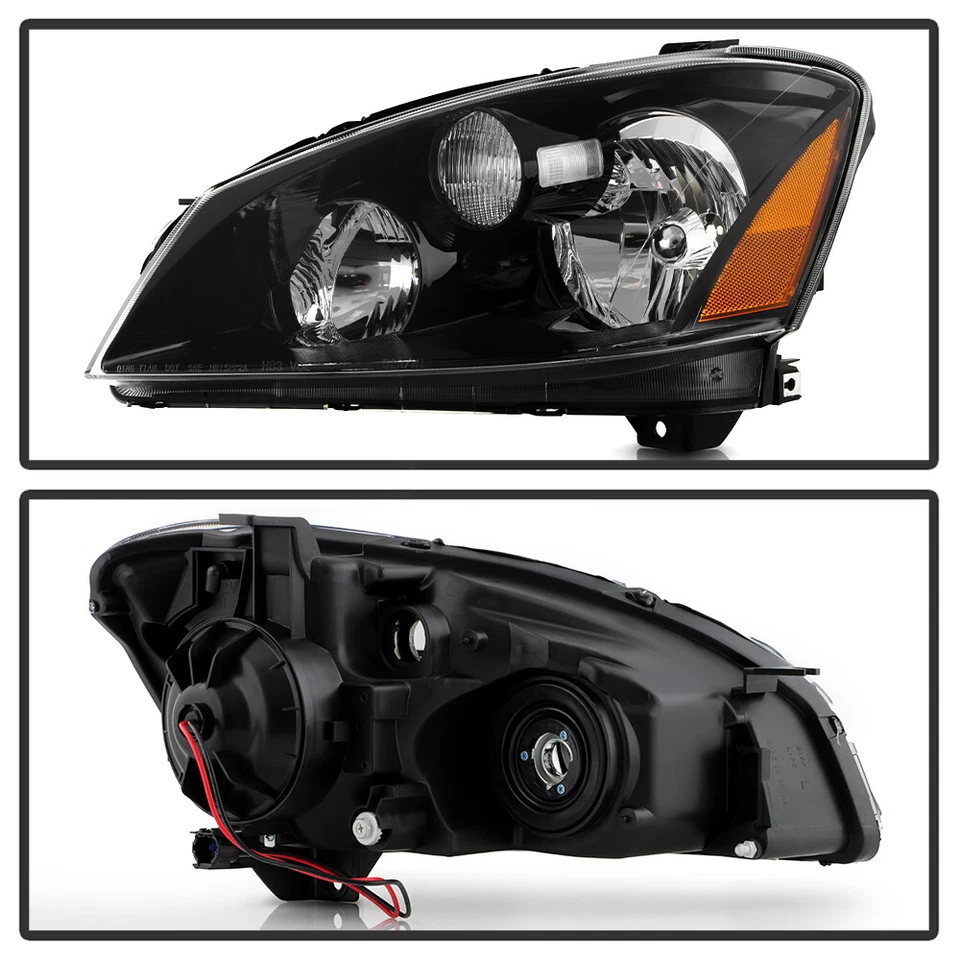 Faros halógenos de fábrica negros Altima 2005-2006 05-06 izquierda+derecha Foto 3 de 4