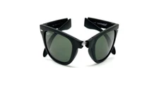 RB4105 601S RAY BAN FOLDING WAYFARER MATTE Black/ Green 50-22