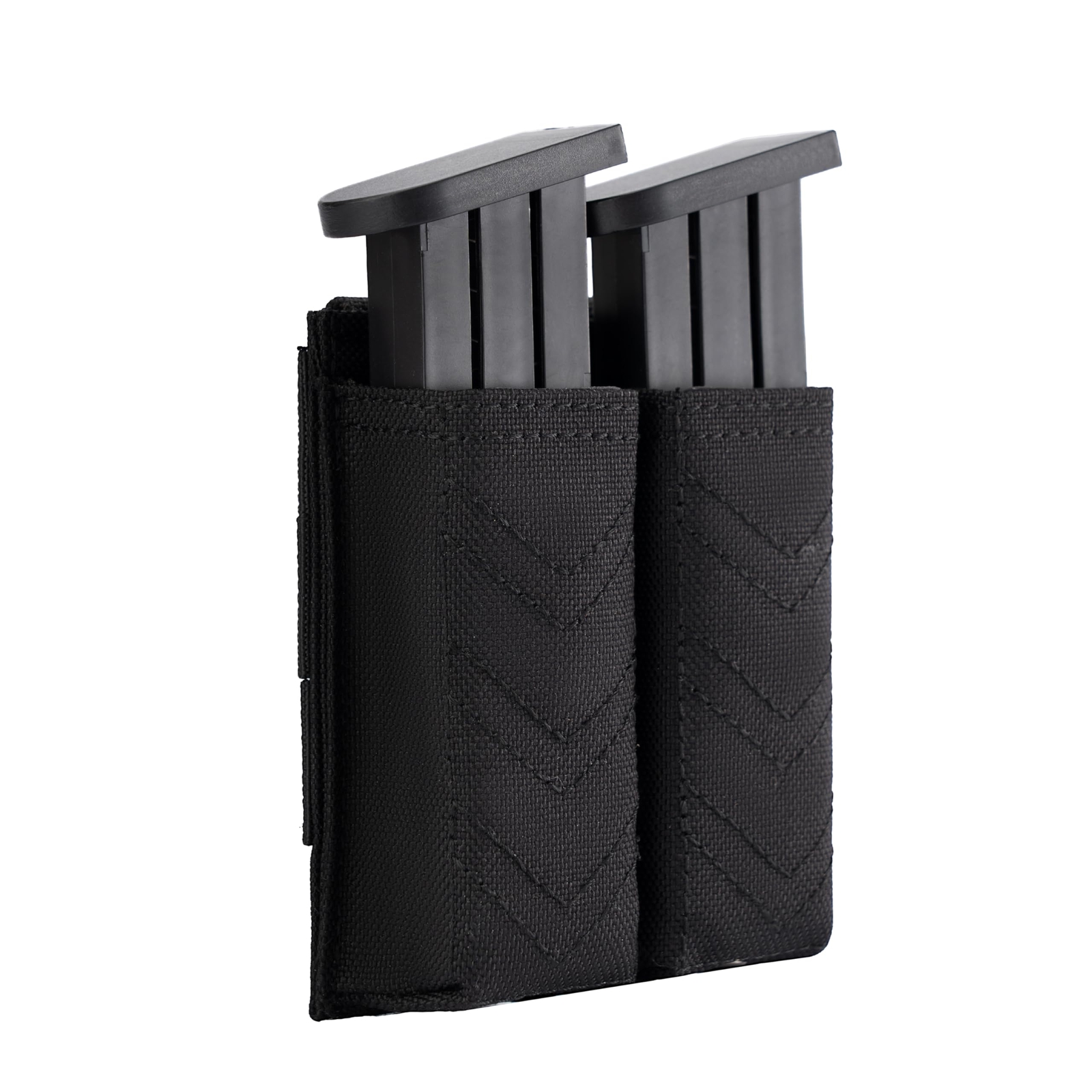 Single/Double Magazine Pouch w/Belt/MOLLE Snap Strap 9mm Mag Holster w/Quick ...-image