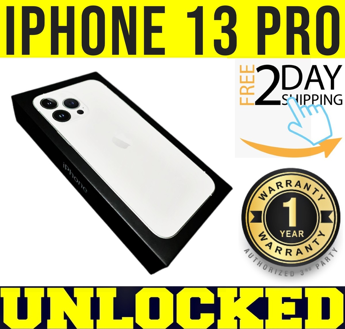 Buy Apple iPhone 13 Pro - 128 GB - Silver (Unlocked) online | eBay
